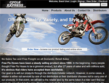 Tablet Screenshot of cycleexpress.com